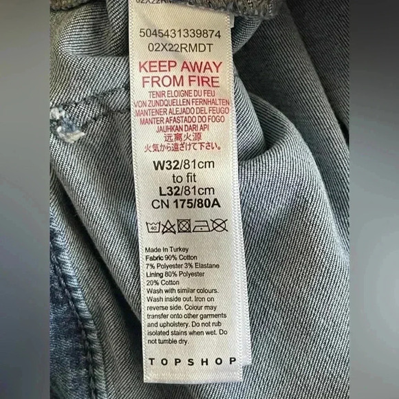 Topshop Three  High Waisted Flare Bell Bottom Stretch Jeans - Picture 9 of 14